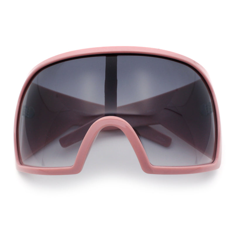 Super Oversized XXL Goggle Style Wrap Around Sport Plastic Sunglasses