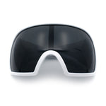 Super Oversized XXL Goggle Style Wrap Around Sport Plastic Sunglasses
