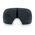 Super Oversized XXL Goggle Style Wrap Around Sport Plastic Sunglasses