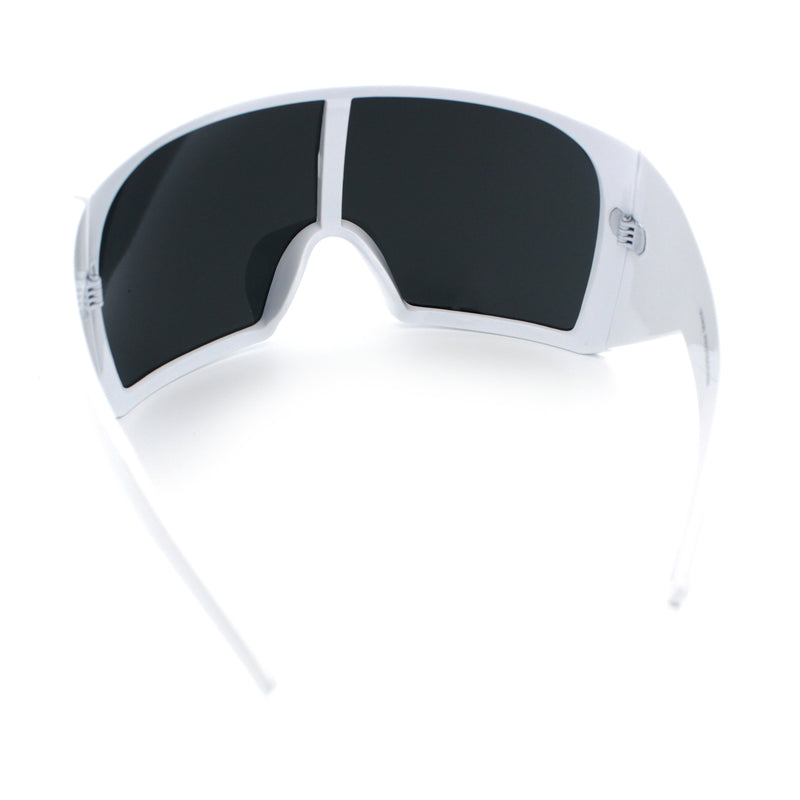 Super Oversized XXL Goggle Style Wrap Around Sport Plastic Sunglasses