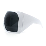 Super Oversized XXL Goggle Style Wrap Around Sport Plastic Sunglasses