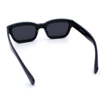 Mod Gentleman Style Hipster Narrow Thick Horn Rim Mod Sunglasses