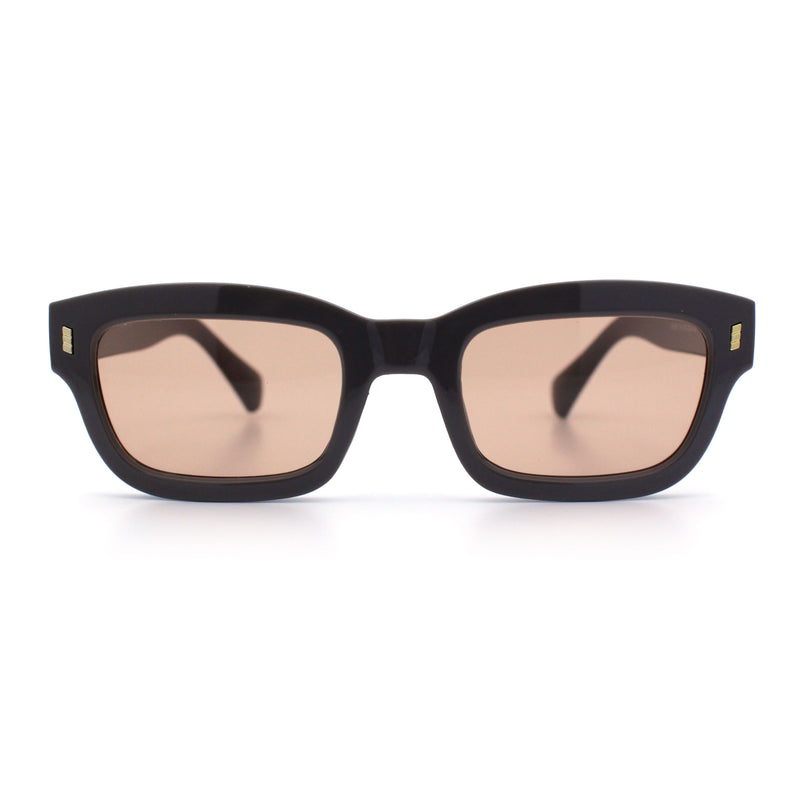 Mod Gentleman Style Hipster Narrow Thick Horn Rim Mod Sunglasses