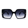 Womens Classy 90s Designer Fashion Butterfly Plastic Rectangle Sunglasses