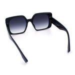 Womens Classy 90s Designer Fashion Butterfly Plastic Rectangle Sunglasses