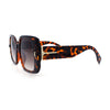 Womens Classy 90s Designer Fashion Butterfly Plastic Rectangle Sunglasses