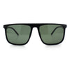 Mens Antiglare Polarized Lens Oversized Flat Top Thin Plastic Sunglasses