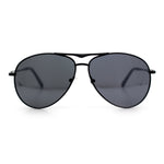 Mens Air Force Iconic Oversized Mirror Lens Metal Rim Officer Sunglasses