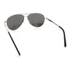 Mens Air Force Iconic Oversized Mirror Lens Metal Rim Officer Sunglasses