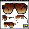 Oversized Racer Shield Plastic Bold Mogul Mobster Sunglasses