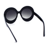 Womens Oversized Large Exaggerated Retro Round Oval Thick Plastic Sunglasses