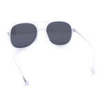 Concave Curved Tear Drop Shape Plastic Rim Racer Classy Sunglasses