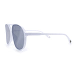 Concave Curved Tear Drop Shape Plastic Rim Racer Classy Sunglasses