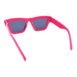 Womens Fancy Retro Thick Horn Rim Rectangular Plastic Sunglasses