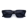 Womens Retro Triangular Rectangle Squared Cat Eye Plastic Sunglasses