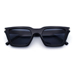 Womens Retro Triangular Rectangle Squared Cat Eye Plastic Sunglasses