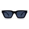 Womens Retro Triangular Rectangle Squared Cat Eye Plastic Sunglasses