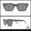 Womens Retro Triangular Rectangle Squared Cat Eye Plastic Sunglasses