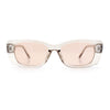 Womens Fancy Mod Fashion Rectangle Minimal Simple Plastic Sunglasses