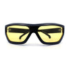 80s Narrow Rectangle Sport Monoblock Shield Plastic Sunglasses