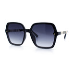 Womens 90s Rectangle Butterfly Designer Style Plastic Fashion Sunglasses