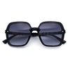 Womens 90s Rectangle Butterfly Designer Style Plastic Fashion Sunglasses
