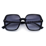 Womens 90s Rectangle Butterfly Designer Style Plastic Fashion Sunglasses