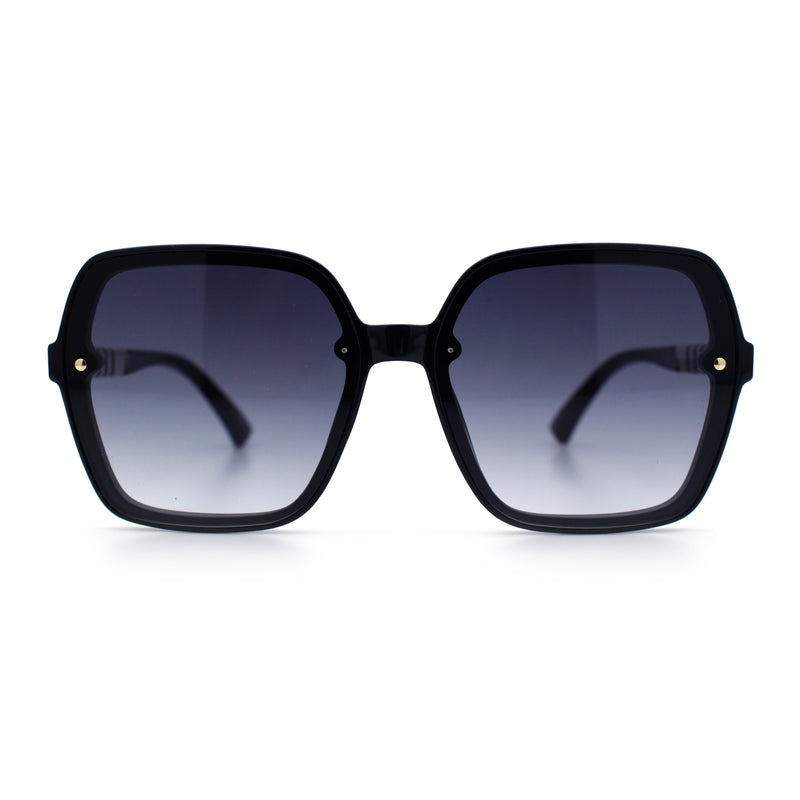 Womens 90s Rectangle Butterfly Designer Style Plastic Fashion Sunglasses