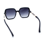 Womens 90s Rectangle Butterfly Designer Style Plastic Fashion Sunglasses