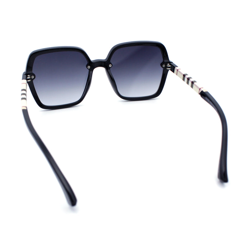 Womens 90s Rectangle Butterfly Designer Style Plastic Fashion Sunglasses