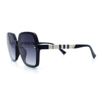 Womens 90s Rectangle Butterfly Designer Style Plastic Fashion Sunglasses