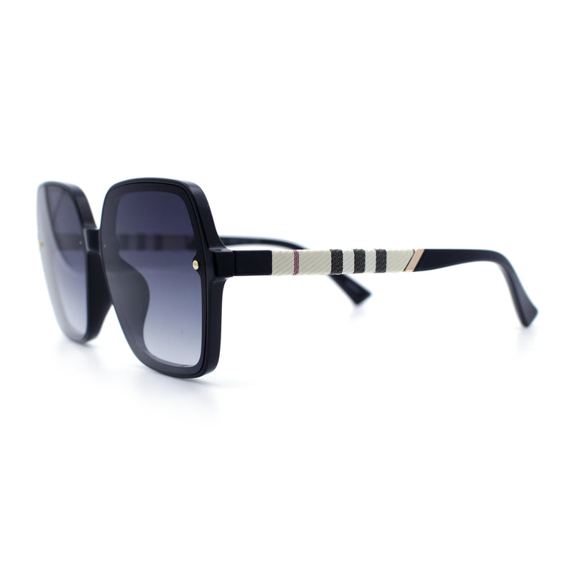 Womens 90s Rectangle Butterfly Designer Style Plastic Fashion Sunglasses