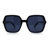 Womens 90s Rectangle Butterfly Designer Style Plastic Fashion Sunglasses
