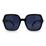 Womens 90s Rectangle Butterfly Designer Style Plastic Fashion Sunglasses