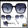 Womens 90s Rectangle Butterfly Designer Style Plastic Fashion Sunglasses