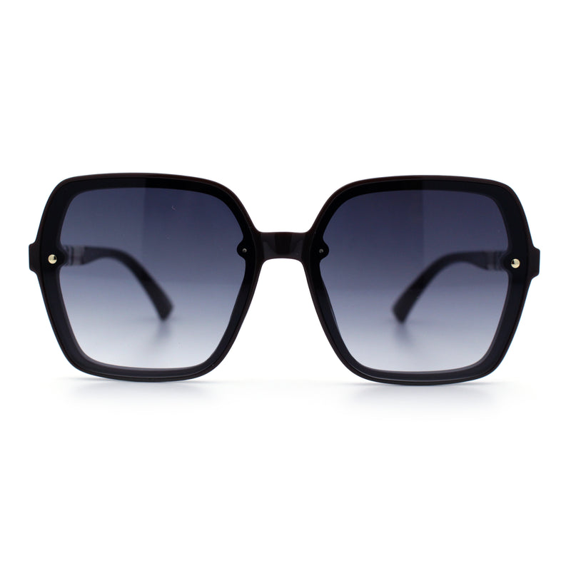 Womens 90s Rectangle Butterfly Designer Style Plastic Fashion Sunglasses
