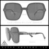Womens 90s Rectangle Butterfly Designer Style Plastic Fashion Sunglasses