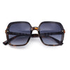 Womens 90s Rectangle Butterfly Designer Style Plastic Fashion Sunglasses