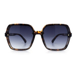 Womens 90s Rectangle Butterfly Designer Style Plastic Fashion Sunglasses