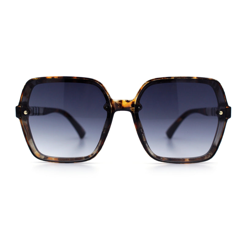 Womens 90s Rectangle Butterfly Designer Style Plastic Fashion Sunglasses