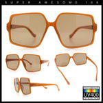 Womens Classical 90s Butterfly Designer Style Chic Thin Plastic Sunglasses