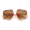 Womens Classical 90s Butterfly Designer Style Chic Thin Plastic Sunglasses