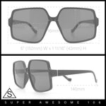 Womens Classical 90s Butterfly Designer Style Chic Thin Plastic Sunglasses