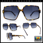 Womens Classical 90s Butterfly Designer Style Chic Thin Plastic Sunglasses