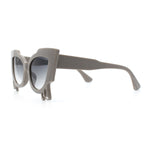 Womens Bling Melting Rhinestone Tear Cat Eye Runway Fashion Sunglasses