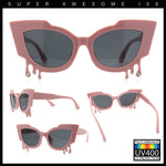 Womens Bling Melting Rhinestone Tear Cat Eye Runway Fashion Sunglasses