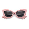 Womens Bling Melting Rhinestone Tear Cat Eye Runway Fashion Sunglasses