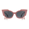 Womens Bling Melting Rhinestone Tear Cat Eye Runway Fashion Sunglasses