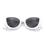 Womens Bling Melting Rhinestone Tear Cat Eye Runway Fashion Sunglasses
