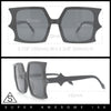 Womens Bat Wing Shape Plastic Oversized Rectangle Fashion Sunglasses